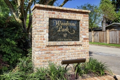 Entrance sign