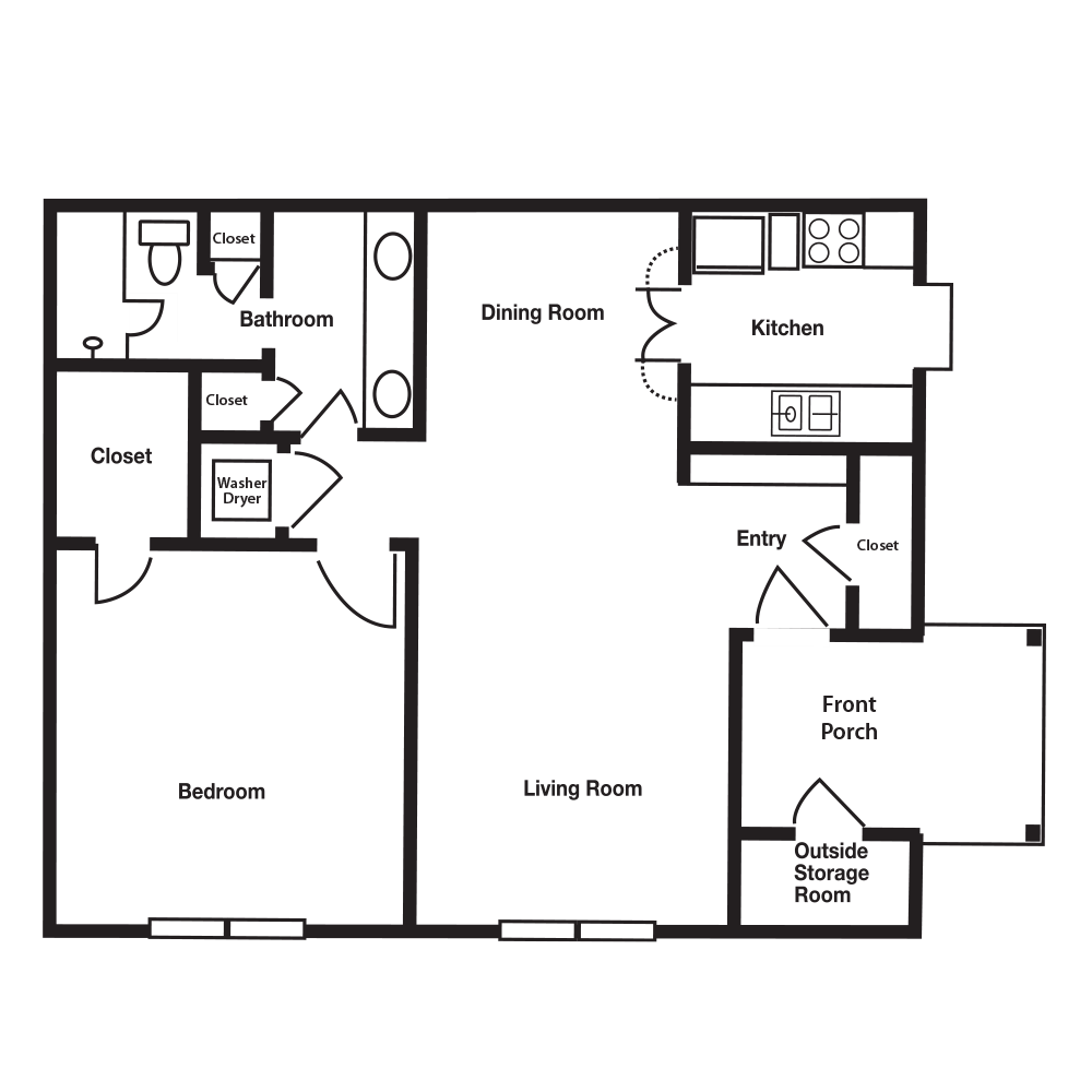 Unit 327 Floor Plan